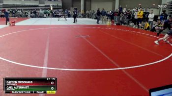 76 lbs Cons. Round 3 - Cael Altermatt, New Ulm vs Cayden McDonald, Hutchinson