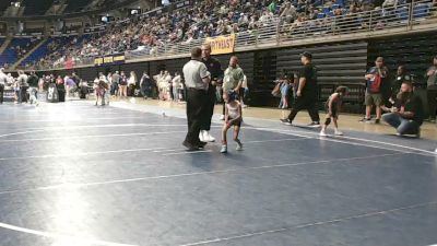 45 lbs Consy 3 - Adelyn Wilson, Belle Vernon vs Charolette Aungst, Pine Grove