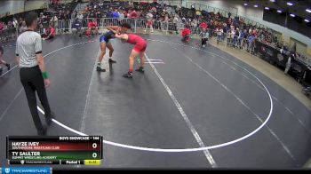 144 lbs Cons. Round 3 - Ty Saulter, Summit Wrestling Academy vs Hayze Ivey, Southmoore Wrestling Club