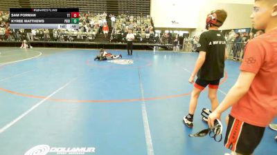 77-J lbs Round Of 32 - Sam Forman, Team Tugman vs Kyree Matthews, Pride WC