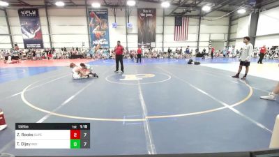 132 lbs Rr Rnd 1 - Zachary Rooks, Superior Elite vs Talon Oljey, Indiana Outlaws Yellow