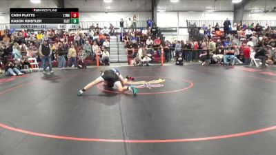 157 lbs Cons. Round 2 - Cash Platts, Lyman vs Kason Kinstler, Cheyenne East