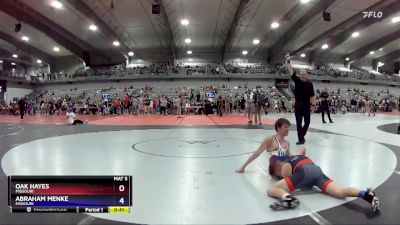 130 lbs Round 1 - Oak Hayes, Missouri vs Abraham Menke, Missouri