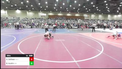 98 lbs Consi Of 8 #1 - Aj Dolbear, Daly Middle School vs Baylon Austin, USA Gold