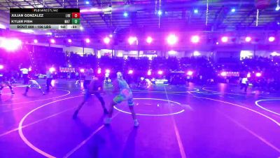 156 lbs Consi Of 8 #2 - Julian Gonzalez, Liberal WC vs Kyler Fish, Mat Rats Rebooted