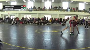285 lbs Quarterfinal - Titus Waters, Wabash vs Edward Perry, Chicago