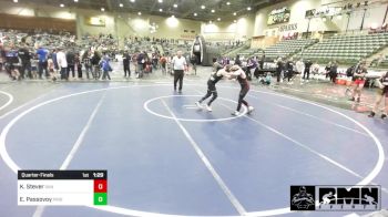 100 lbs Quarterfinal - Kyler Stever, San Clemente vs Elijah Passovoy, Pride Wrestling