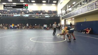 197 lbs Quarterfinal - Nelson Ramirez, Cerritos College vs Leo Ramirez, Lemoore College