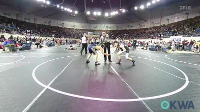 140 lbs Quarterfinal - Logan Floyd, Vinita Kids Wrestling vs Kieran Jain, Heritage Hall