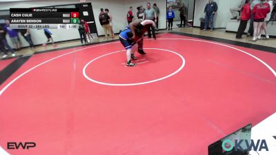 285 lbs Rr Rnd 3 - Cash Culie, Wagoner Takedown Club vs Arayen Benson, Wagoner Takedown Club
