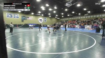 100 lbs Cons. Round 2 - Gianna Garcia, Mariposa vs Miranda Lopez, Selma