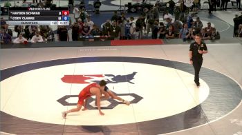 126 lbs Quarters - Hayden Schwab, Iowa vs Cody Clarke, Georgia