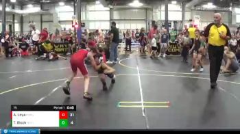 75 lbs Round 2 (6 Team) - Abram Loya, Pomona Elite vs Thomas Block, Team Gotcha