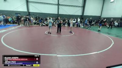 106 lbs Round 2 - Elijah Joseph, South West Washington Wrestling Club vs Aryeh Pico, Pioneer Grappling Academy