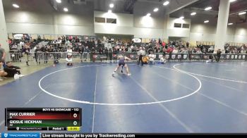 132 lbs Cons. Round 4 - Giosue Hickman, AZ vs Max Currier, IA