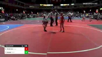 65 lbs Consi Of 8 #1 - Cru McBride, NM WolfPack vs Timmy Kaiser, Prescott Valley Bighorns