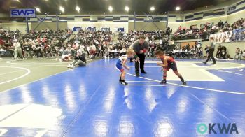 45 lbs Quarterfinal - Josiah Rosas 3, OKC Saints Wrestling vs Stetson Phillips, Smith Wrestling Academy