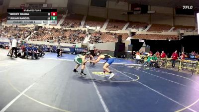 165-D3 Champ. Round 1 - Julian Rangel, Amphitheater High School vs Brody Hanna, Prescott High School