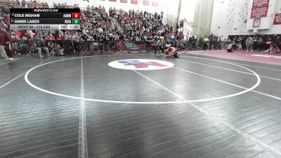 175 lbs Round Of 16 - Cole Ingham, Agawam vs James Lanzo, Reading