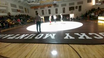 285 lbs 1st Place Match - BEN NIEDO, Wyoming Indian vs Jace Barton, Kemmerer