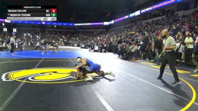 106 lbs Consi Of 16 #2 - Isaiah Colon, Mt. Whitney (CS) vs Benicio Thome, Bishop Amat (SS)