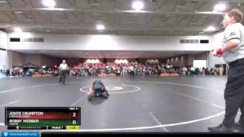 5A 106 lbs Cons. Round 1 - Bobby Webber, Chapin vs Jonte Crumpton, Carolina Forest