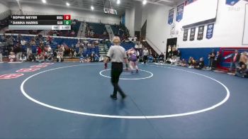 190 lbs 1st Place Match - Sophie Meyer, Wheatland vs Danika Harris, Glenrock