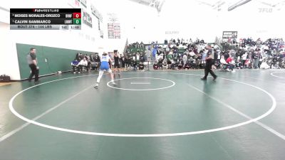 144 lbs Semifinal - Moises Morales-Orozco, Branford vs Calvin Sammarco, Lyman Mem/Windham Tech