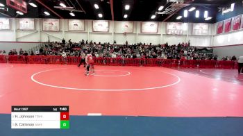 157 lbs 3rd Place - Hunter Johnson, Tewksbury vs Sean Callanan, Wakefield