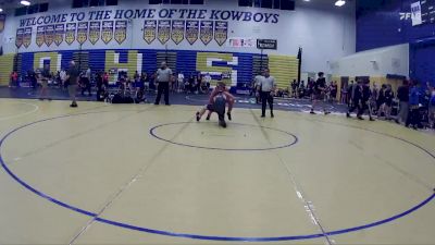 140 lbs Champ. Round 2 - Jacob Kohler, Deland vs Evan DiPerna, Hagerty