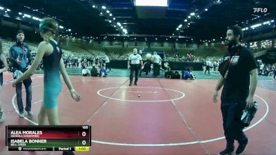 105 lbs Cons. Round 1 - Isabela Bonner, Bell Creek vs Alea Morales, Osceola (Kissimmee)