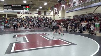 JV-27 lbs Round 1 - Lila Breit, Cedar Falls vs Zoey Dods, Vinton-Shellsburg