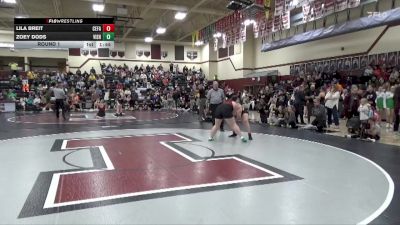 JV-27 lbs Round 1 - Lila Breit, Cedar Falls vs Zoey Dods, Vinton-Shellsburg