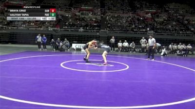 135 lbs Final - Braya Cruz, Clovis North vs Aaliyah Tapia, Porterville