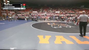 110 lbs Semifinal - Haylie McDaniel, Scott Community HS vs Kenna Miles, Fort Scott HS