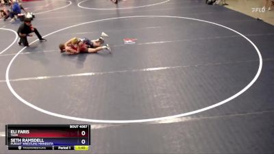 114 lbs Round 2 - Eli Faris, THOR vs Seth Ramsdell, Pursuit Wrestling Minnesota