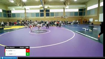 145lbs Cons. Round 5 - Lucyanna Dahl, Blaine (Girls) vs Adrienne Locke, Washougal (Girls)