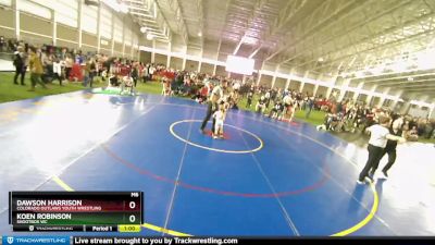 40 lbs 1st Place Match - Koen Robinson, Shootbox WC vs Dawson Harrison, Colorado Outlaws Youth Wrestling