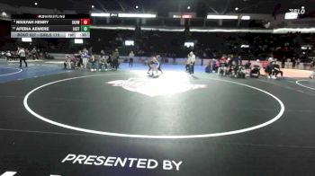 Girls 170 lbs Cons. Round 3 - Nivayah Henry, Skyview (Girls) vs Afebia Aemere, Lake Stevens (Girls)