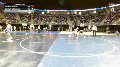 136 lbs Pigtails - Ezeriah Tobias, Danville vs Canaan Robinson, Milton