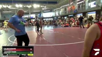110 lbs Round 7 (8 Team) - Caleb Durand, WALA Littles vs Jackson Maier, SVRWC