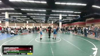 109-111 lbs Round 3 - Joseph Singleton, Empire Wrestling Club vs Karter Cartrette, Texas