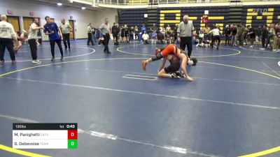 130 lbs Consy 6 - Mario Panighetti, Cathedral Prep vs Grayson Debevoise, Team Miron