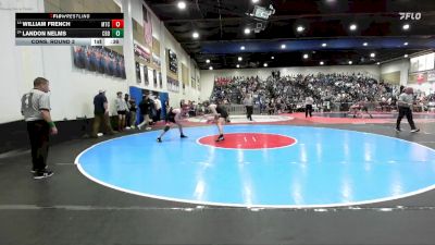 144 Boys Cons. Round 3 - William French, Mt Carmel vs Landon Nelms, Carlsbad