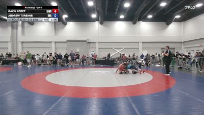 215 lbs Champ. Rd Of 32 - Gavin Lopez, Raleigh Area Wrestling (RAW) Club vs Andrew Turenne, Roundtree Wrestling Academy