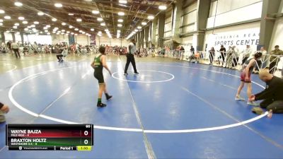 60 lbs Rd# 7- 10:45am Saturday Final Pool - Braxton Holtz, Westshore D.S vs Wayne Bajza, Mile High