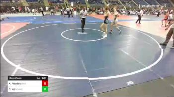 120 lbs Semifinal - Kolten Powers, Sheridan WC vs Cole Kunz, Mwc