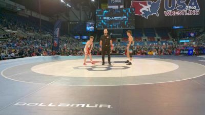 120 lbs Champ. Rd Of 256 - Shade Harrell, AR vs Hunter Jauregui, CA