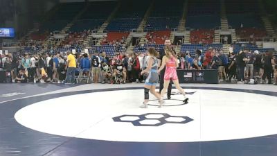 110 lbs Cons. Sub-rd Of 32 - Lylah Gheen, Ohio vs Atti Nielson, Utah