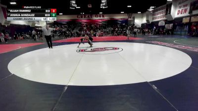 106 lbs Champ. Round 1 - Joshua Gonzalez, Murrieta Valley vs Elijah Ramirez, Mission Viejo